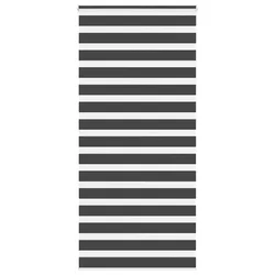 Zavjesa zebra crna 95x230 cm širina tkanine 90,9 cm poliester