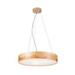 Luster na kablu NATURAL 3xE27/60W/230V, prečnik 47 cm, od borovine