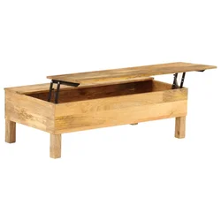 Stolić za kavu od masivnog drva manga 110 x 55 x 35 cm