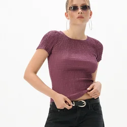 Cropp - Bluza - čeličnoljubičasto