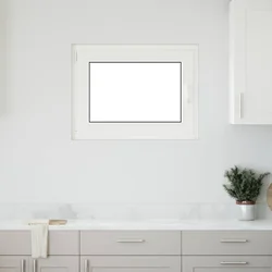 Prozor za podrum RISOR 80 x 50 cm PVC i staklo Bijela