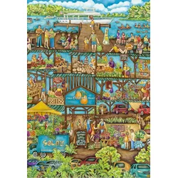 Grafika - Puzzle Kmečka tržnica - 1 000 kosov