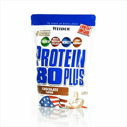 Protein 80 Plus, okus čokolada, 500g Weider