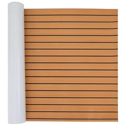 Prostirka za čamce Smeđa i crna 240 x 90 cm EVA