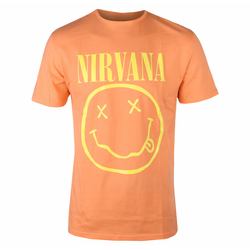 Metal majica moška Nirvana - Yellow Smiley - ROCK OFF - NIRVTS04MO