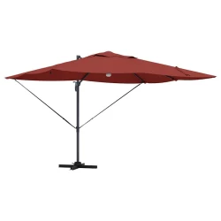 Suncobran Terakota 351 x 250 x 253 cm Poliester i aluminij