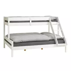 Krevet na sprat VESTERVIG 90/140x200 sa merdevinama bela
