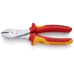MOČNE KLEŠČE ŠČIPALKE KNIPEX 7406, 180 MM, V SKLADU Z VDE