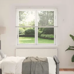Venecijanska roleta Bijeli 150 x 140 cm 25 mm PVC