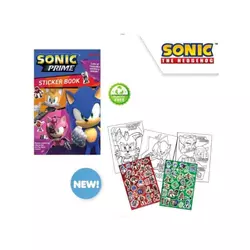 KIDS LICENSING Ustvarjalni set Ježek Sonic (pobarvanka, nalepke), SN00013