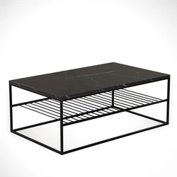 Hanah Home Etna Klub sto, 95x43x55cm, Antracit