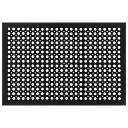 Vidaxl Predpražnik pravokoten 60x90 cm guma