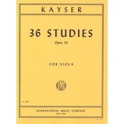KAYSER;36 STUDIES OP.43