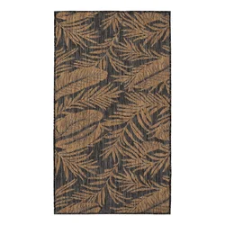 Črna/rjava notranja in zunanja preproga 60x100 cm Mira 1451 – Ayyildiz Carpets