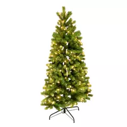 HOME Nazidna veštačka jelka sa osvetljenjem 150cm
