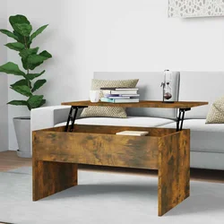 Stolić za kavu boja hrasta 80x50,5x41,5 cm konstruirano drvo