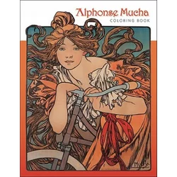 Alphonse Mucha Colouring Book