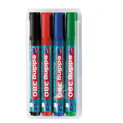 Flipchart marker 380 1,5-3mm, zaobljeni, set 1/4