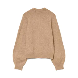 VERO MODA Pulover VMLEAF pesek