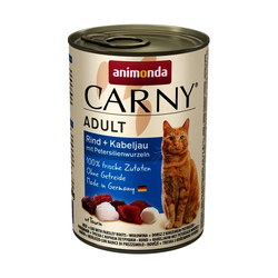 Animonda Cat Carny Adult, govedina, bakalar i peršin 24 x 400 g (83717)