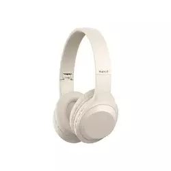Havit Bežične Bluetooth slušalice H628BT, 108 dB, Krem