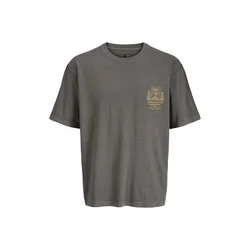 JACK & JONES Majica Manson bež / siva