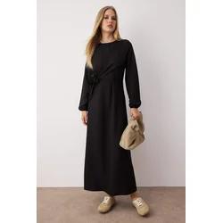 Trendyol Modest Ženska haljina Tctss25Eb00129, Crna