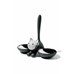 Mačja posoda TIGRITO, črna, Alessi
