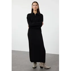 Trendyol Modest Ženska haljina Tctaw25Eb00013, Crna