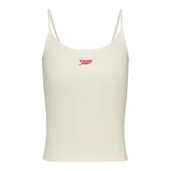 Tommy Jeans Ženska majica na bretele, Bela