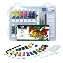 Set oljnih barv Essentials v kovčku - 21 delni (set Royal &)