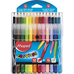 Maped bojice 15 komada i flomasteri 12 komada M897412