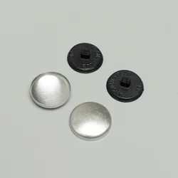 ARTFABRIC STORE Dugmad za presvlačenje, 23 mm, Crna, 50 komada