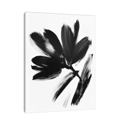 Canvas Slika na platnu Crno beli cvet II, Bez rama, 45 x 60 cm