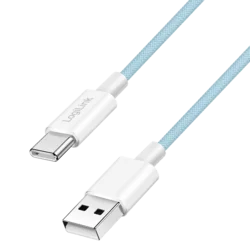 Logilink USB 2.0 Type C cable, C/M na USB - A/M, plava, 1.0m