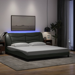 Okvir kreveta s LED-om bez madraca Hvar 180x200 cm od tkanine