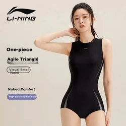 Li-Ning Ženski jednodelni kupaći kostim 0391, Crni