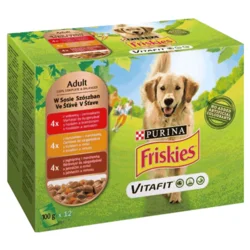 Friskies Dog Govedina, Piletina, Jagnjetina - 4 x 85 g