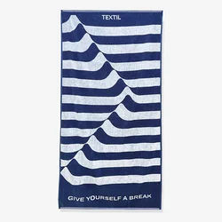 Peškir za plažu 70x150 cm dezen 05 dark Blue