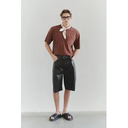 Trendyol Muška majica Tmnss25Ts00068, Bordo