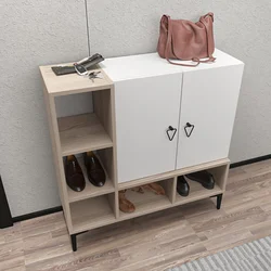 Hanah Home Konzola Platin, 100x100x35 cm, Bela