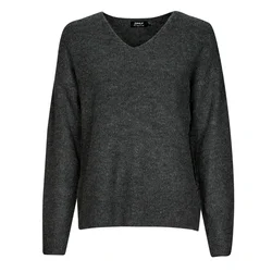 Only  Puloverji ONLCAMILLA V-NECK L/S PULLOVER KNT NOOS  Siva
