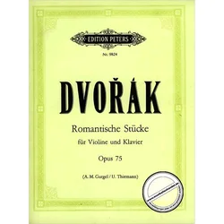 DVORAK:ROMANTIC PIECES OP.75 VIOLIN AND piano