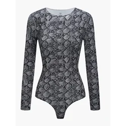 cfab Bodi Crew Neck Longsleeve Bodysuit antracit