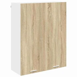 Vidaxl Viseča omarica Sonoma hrast 80 x 31 x 100 cm Konstruiran les