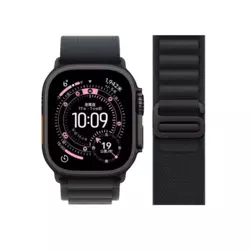 Narukvica za Apple Watch Ultra Strap Alpine Loop Titanium 42/ 44/ 45/ 49 mm L black