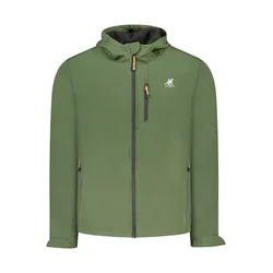 Zelena softshell jakna s kapuco