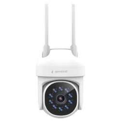 Gembird Smart rotirajuća spoljašnja WiFi kamera, 2K QHD TUYA, TSL-ODCAM-WRHD-01, Bela