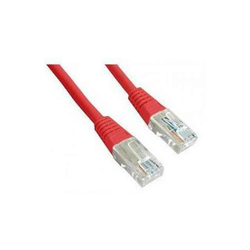 Gembird Patch cord cat. 5E Red, molded strain relief 50u” plugs, 5 meters | PP12-5M/R