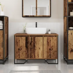 Kabinet za Sudoper Staro drvo 91 x 35 x 60 cm Konstruirano drvo